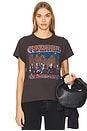 view 1 of 4 T-SHIRT FOREIGNER IN CONCERT TOUR in Washed Black