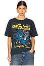 view 1 of 4 WAYLON JENNINGS LITTLEFIELD TEXAS WEEKEND 티셔츠 in Vintage Black