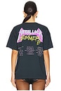 view 3 of 4 Metallica Damaged Justice Merch Tee in Vintage Black