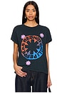 view 1 of 4 RED HOT CHILI PEPPERS ASTERISK TOUR 티셔츠 in Vintage Black