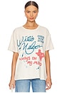 view 2 of 5 Willie Nelson Always On My Mind Merch Tee in Dirty White