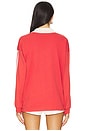 view 3 of 4 Amore Rugby Top in Washed Scarlet