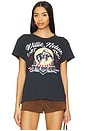 view 2 of 5 WILLIE NELSON 1980 COWBOY TOUR 티셔츠 in Vintage Black