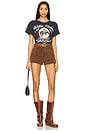view 5 of 5 WILLIE NELSON 1980 COWBOY TOUR 티셔츠 in Vintage Black