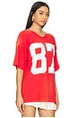 view 2 of 4 87 Oversized Jersey in Sun Faded Red