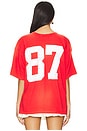 view 3 of 4 87 Oversized Jersey in Sun Faded Red
