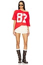 view 4 of 4 87 Oversized Jersey in Sun Faded Red