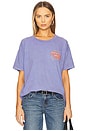 view 2 of 5 Fleetwood Mac Rumors Tour Merch Tee in Purple Mist Acid