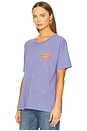 view 3 of 5 Fleetwood Mac Rumors Tour Merch Tee in Purple Mist Acid