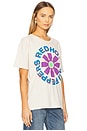 view 3 of 5 Red Hot Chili Peppers Freaky Styley Merch Tee in Dirty White