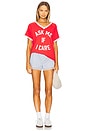 view 4 of 4 Ask Me If I Care Club Tee in Watermelon Combo