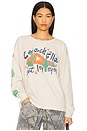 view 2 of 5 Collage Merch Long Sleeve Tee in Dirty White