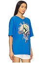 view 2 of 4 Van Halen 1984 Oversized Jersey in Washed Cobalt
