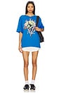 view 4 of 4 Van Halen 1984 Oversized Jersey in Washed Cobalt
