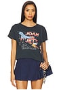 view 1 of 4 Joan Jett Fighter Reverse Girlfriend Tee in Vintage Black