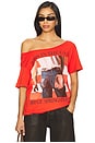 view 1 of 4 T-SHIRT BRUCE SPRINGSTEEN BORN IN THE USA in Cherry Red