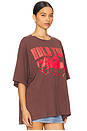 view 2 of 4 Hold Your Horses Tee in Brown Stone