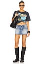view 4 of 4 Willie Nelson Outlaw Country Boyfriend Tee in Vintage Black
