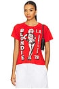view 1 of 4 Blondie La '78 Solo Tee in Cherry Red