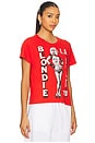 view 2 of 4 Blondie La '78 Solo Tee in Cherry Red