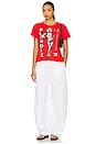 view 4 of 4 Blondie La '78 Solo Tee in Cherry Red