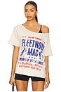 view 1 of 4 Fleetwood Mac Live in Concert Off The Shoulder Tee in Dirty White