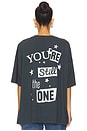 view 4 of 5 Shania Still The One One Size Tee in Vintage Black