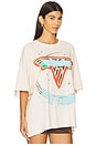 view 2 of 4 Van Halen 1980 Tour One Size Tee in Dirty White
