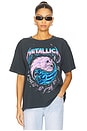 view 1 of 4 Metallica Live On Tour Merch Tee in Vintage Black