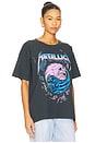 view 2 of 4 Metallica Live On Tour Merch Tee in Vintage Black
