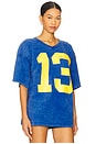view 2 of 4 Oversized Jersey Shirt in Washed Cobalt