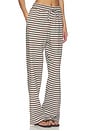 view 2 of 7 Striped Cotton Pants in Lake Day And Coco
