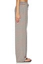 view 3 of 7 Striped Cotton Pants in Lake Day And Coco