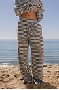 view 7 of 7 Striped Cotton Pants in Lake Day And Coco