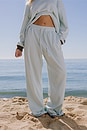 view 7 of 7 PANTALON LARGE THERMAL in Lake Day