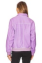 view 4 of 5 BLOUSON COACH in Lavender Overdye