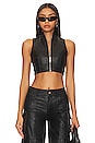 view 1 of 4 Sporty Cropped Vest in Black