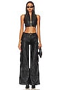 view 4 of 4 Sporty Cropped Vest in Black