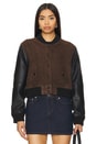 view 2 of 5 X Revolve Coach Jacket in Brown & Black