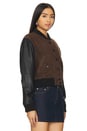 view 3 of 5 X Revolve Coach Jacket in Brown & Black