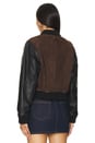 view 4 of 5 X Revolve Coach Jacket in Brown & Black