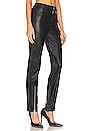view 2 of 4 Phoenix Zip Leather Pant in Black