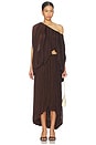 view 1 of 5 ПЛАТЬЕ ABIGAIL in Espresso Brown