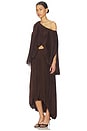 view 4 of 5 ПЛАТЬЕ ABIGAIL in Espresso Brown
