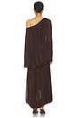view 5 of 5 ПЛАТЬЕ ABIGAIL in Espresso Brown