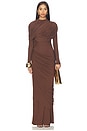 view 1 of 3 ROBE THE DONNA in Espresso Brown