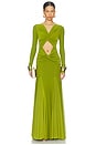 view 1 of 3 The Clea Dress in Lime Green