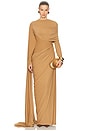 view 1 of 4 The Suze Dress in Dark Beige