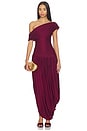 view 1 of 4 VESTIDO CASSIDY in Aubergine