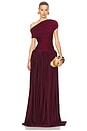 view 1 of 3 The Sabine Dress in Aubergine